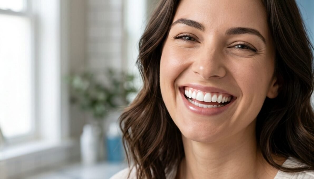 Teeth whitening at home works by using peroxide-based gels, strips, or trays to break down surface stains on enamel, typically producing a visible difference within one to three weeks of consistent use.