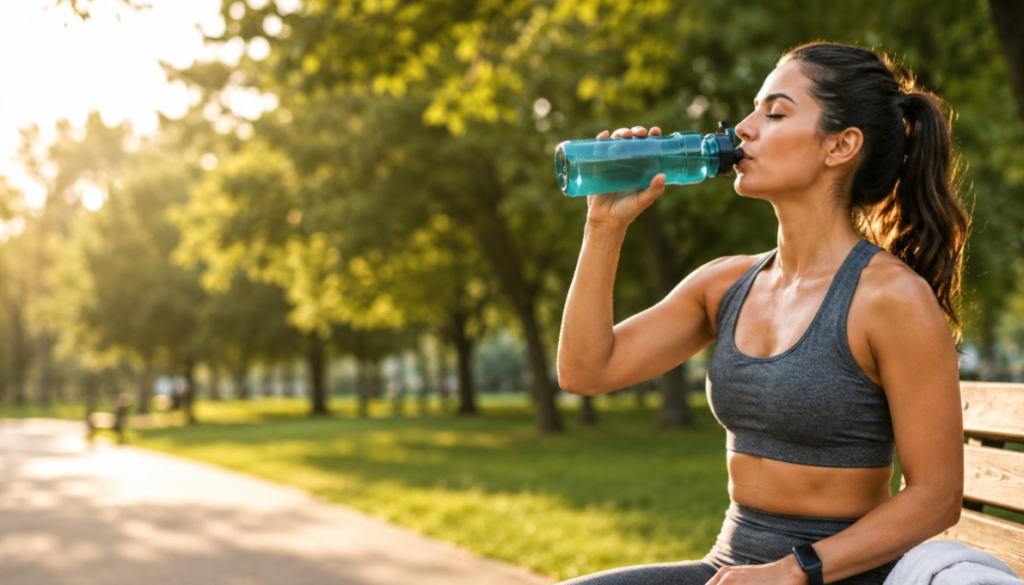 Exercise increases fluid loss through sweat, but the amount can vary widely. A person doing gentle yoga indoors may need little adjustment. Someone running for an hour in high heat may lose substantially more fluid.