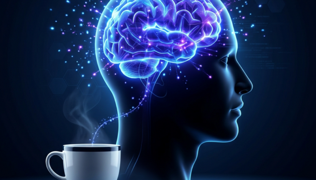 Caffeine is a stimulant that blocks adenosine, a brain chemical responsible for making you feel sleepy.