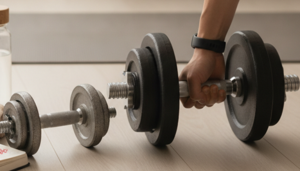 Starting doesn't require a gym membership or expensive equipment, though both can help.