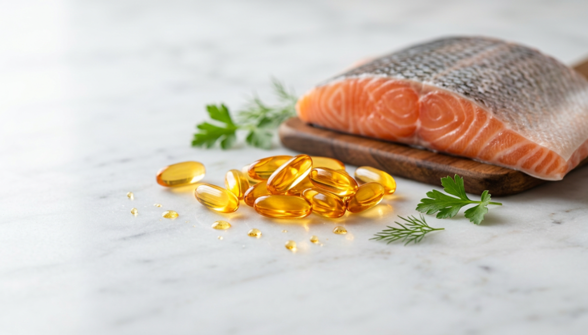 Omega-3 fatty acids support heart, brain, and eye health by lowering triglycerides, reducing inflammation, and maintaining healthy cell membranes.