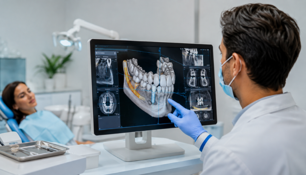 The full process from consultation to final crown usually spans three to eight months, though the timeline varies based on whether bone grafting is needed.