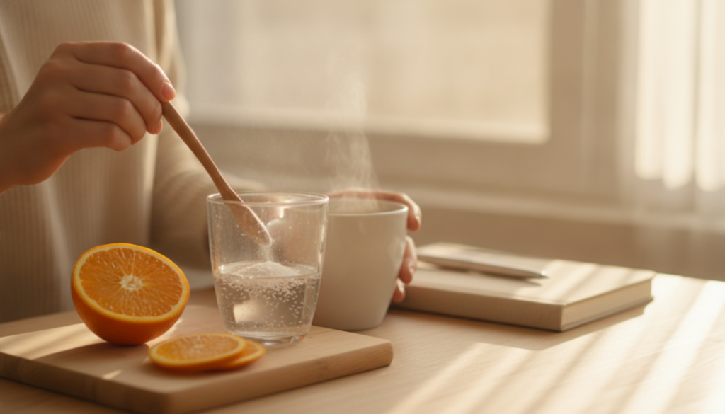 Consistency matters more than timing with collagen.