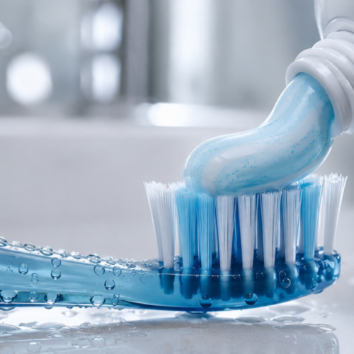 Fluoride in toothpaste is a mineral compound added to strengthen tooth enamel and prevent cavities by promoting remineralization and disrupting the acid production of decay-causing bacteria.