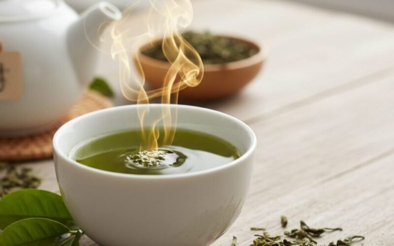 Green tea benefits include improved heart health, sharper mental focus, and support for metabolism, largely due to its high concentration of catechins like EGCG. Unlike black tea, green tea leaves are minimally processed, preserving more antioxidants.