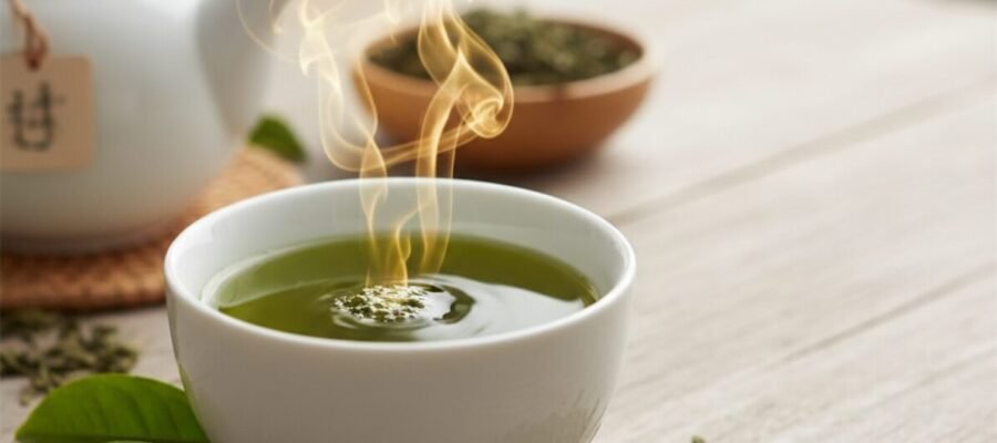 Green tea benefits include improved heart health, sharper mental focus, and support for metabolism, largely due to its high concentration of catechins like EGCG. Unlike black tea, green tea leaves are minimally processed, preserving more antioxidants.