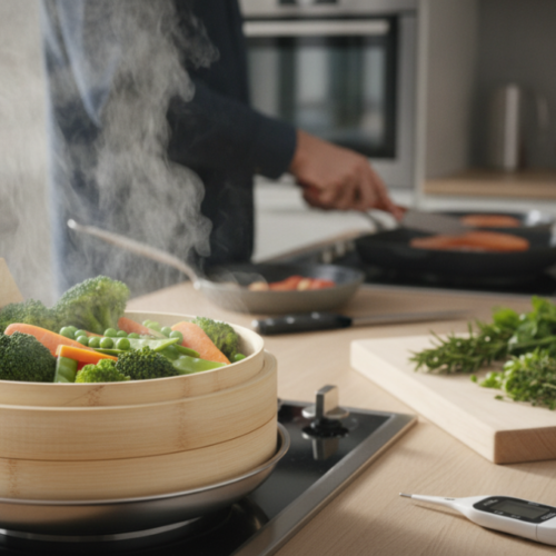 Healthy cooking methods are techniques that preserve nutrients, limit added fat, and reduce the formation of harmful compounds during preparation.