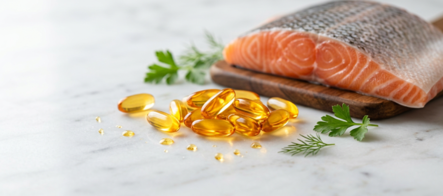 Omega-3 fatty acids support heart, brain, and eye health by lowering triglycerides, reducing inflammation, and maintaining healthy cell membranes.