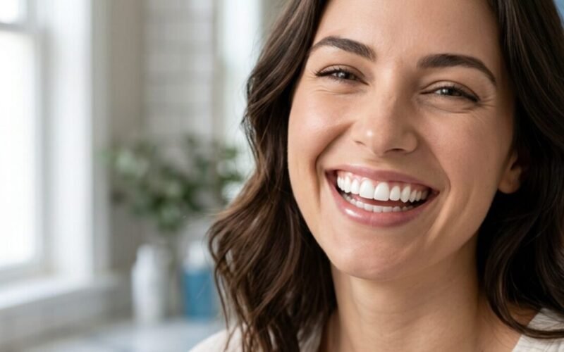 Teeth whitening at home works by using peroxide-based gels, strips, or trays to break down surface stains on enamel, typically producing a visible difference within one to three weeks of consistent use.