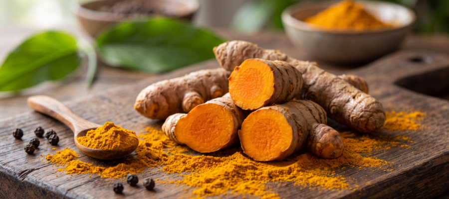 Turmeric health benefits come primarily from curcumin, the compound responsible for the spice's bright yellow color and its anti-inflammatory and antioxidant properties.